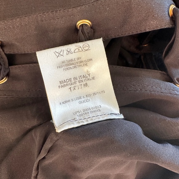 Gucci 2003 Tom Ford Black Blouse top - Picture 9 of 10